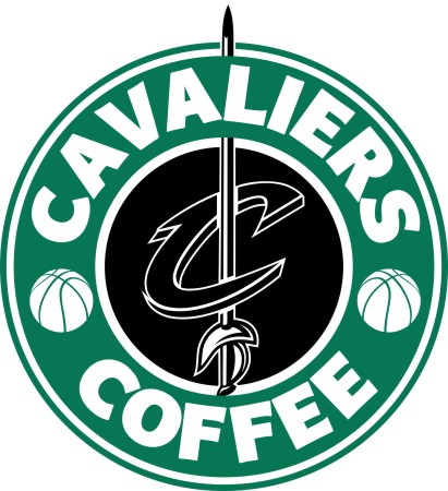 Cleveland Cavaliers Starbucks Coffee Logo vinyl decal